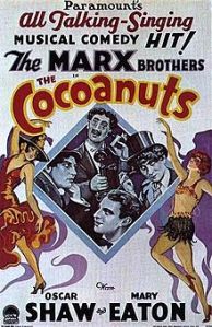 The Coconuts was the first of the two movies to be shown in theaters.
